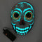 LED Mask Luminous Glowing Halloween Party Mask Neon EL Mask Halloween Cosplay Mask