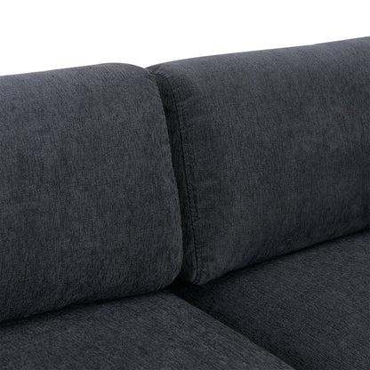 Upholstery Convertible Sectional Sofa, L Shaped Couch with Reversible - Magniastore