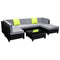 Gardeon 7PC Sofa Set Outdoor Furniture Lounge Setting Wicker Couches - Magniastore